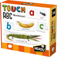 Touch ABC Montessori – Preschool Learning Activities Ages 3-6, Educational Toys for 3 4 5 6 Year Old Boys Girls, Alphabet Learning ABCs, Letter Recognition for Preschoolers, Teaching Games