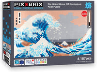 The Great Wave Pixel Puzzle