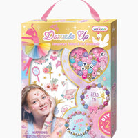 Dazzle Up Ballerina Temporary Tattoos and DIY Bracelets Kit