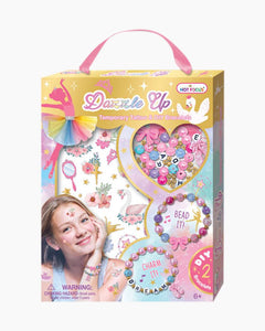 Dazzle Up Ballerina Temporary Tattoos and DIY Bracelets Kit