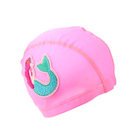 Pink Mermaid Swim Cap