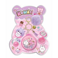Kawaii Enchanted Accessories Set – Foldable Comb, Keychain Lip Balm
