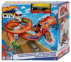 Hot Wheels Nemesis City Octopus Invasion Attack Asst