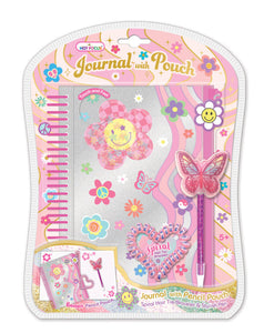 Hot Focus Groovy Flower Journal with Pouch