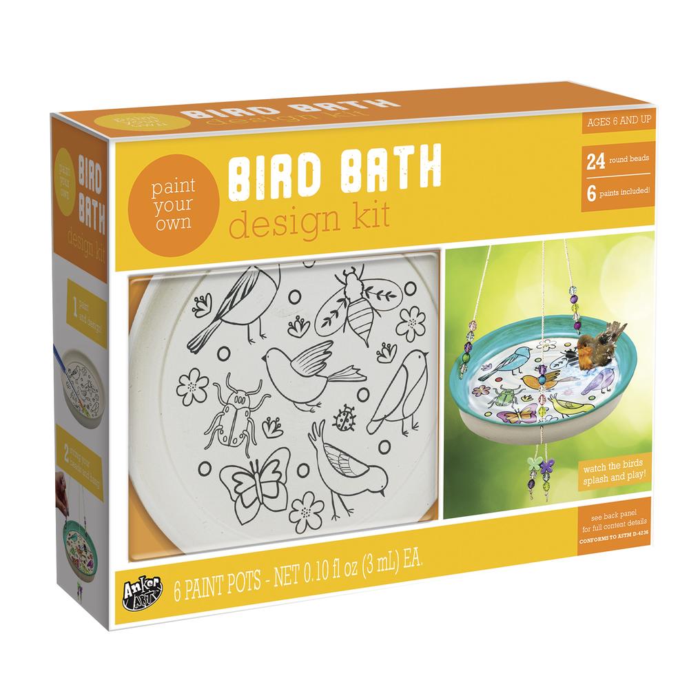 Paint Your Own Bird Bath