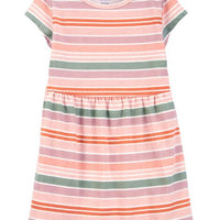 Toddler Striped Jersey Dress