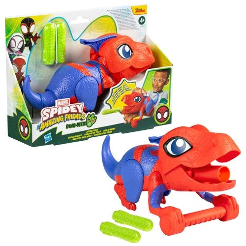 Spidey and His Amazing Friends Dino-Webs NERF Spidey-Rex Web Launcher