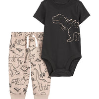 Dino Print 2-Piece Set