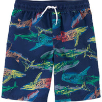 Kid Shark Swim Trunks