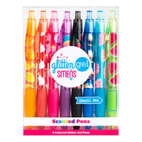 Glitter Gel - Scented Colored Gel Ink Pens - 8 Count