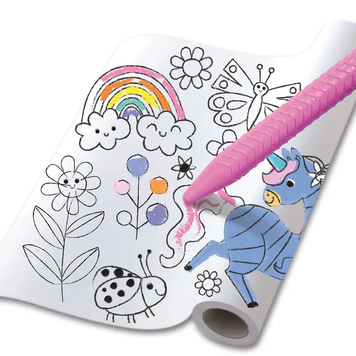 Haku Yoka Coloring Roll Kit Fantasy Unicorn