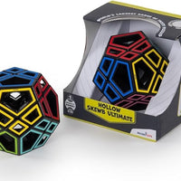 Meffert's Hollow Skewb Ultimate - The Original Transparent 12-Faced Brainteaser Puzzle from Recent Toys - Travel-Friendly Fun for Ages 9-Adult