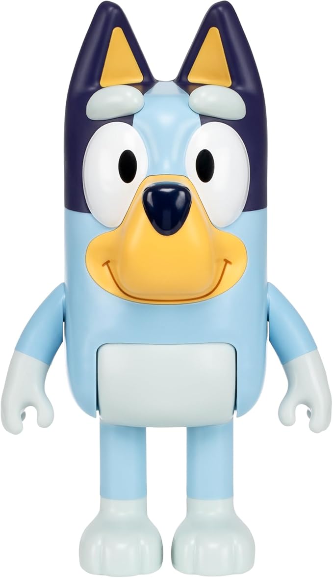 Best Friend Bluey | Articulated 10 Inch Tall Figure of Bluey | with Moving Arms and Body