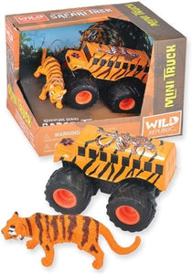 Roll over image to zoom in Wild Republic Tiger & Truck Adventure Playset, Gifts for Kids, Imaginative Play Toy,