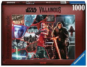 Ravensburger Star Wars Villainous: Kylo Ren 1000 Piece Jigsaw Puzzle for Adults - 17340 - Every Piece is Unique, Softclick Technology Means Pieces Fit Together Perfectly, 27 x 20