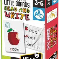 Little Boards Read and Write Flash Cards - Educational Preschool Flashcards for Girls and Boys, Montessori Word, Phonics Games for Kids Ages 3-5 to 6, Reading Toys, Birthday, Homeschool Supplies