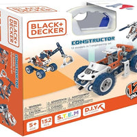 Constructor Jr - 12 Models in 1 Engineering Set - 152 Pieces