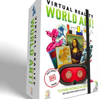 Virtual Reality World Art! - Illustrated Interactive VR Book and STEM Learning Activity Set - for Ages 8 and Up