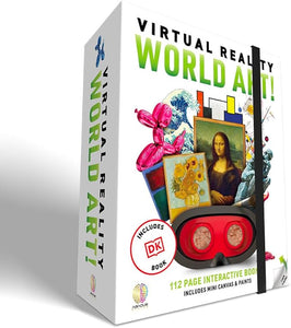 Virtual Reality World Art! - Illustrated Interactive VR Book and STEM Learning Activity Set - for Ages 8 and Up