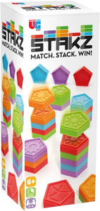 Stakz, Match-Stack-Win! The Tile-Laying Family Strategy Game for 2 to 4 Players, Ages 6 and Up from (01843)