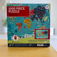 1000 Piece World Map Jigsaw Puzzle