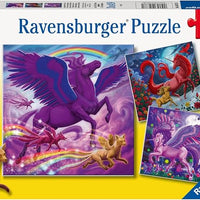 Ravensburger Mythical Majesty 3x49 Piece Jigsaw Puzzle Set for Kids - 05678 - Every Piece is Unique, Pieces Fit Together Perfectly