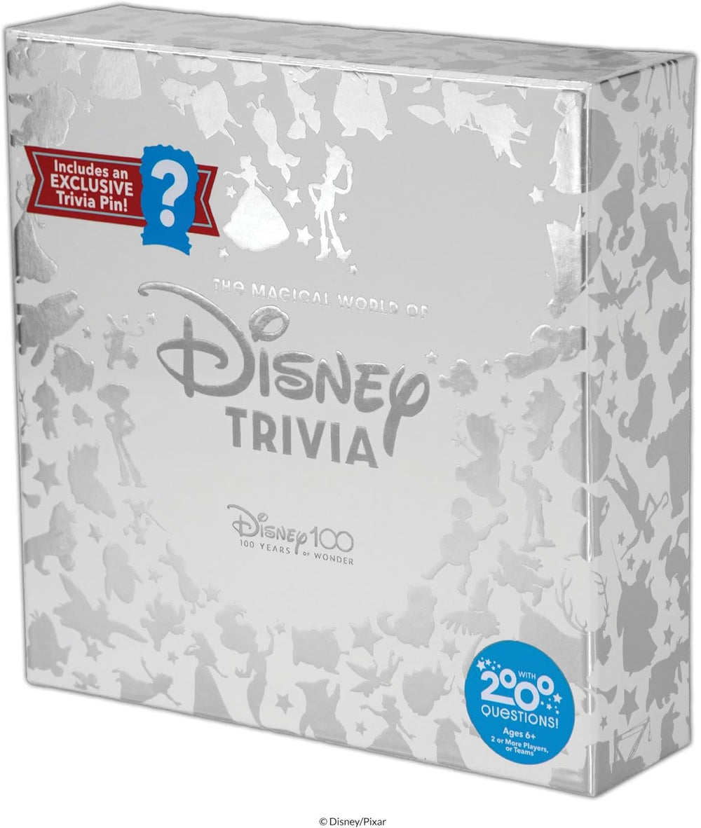 The Magical World of Disney Trivia: 100 Years of Wonder Trivia Board Game Cards for Children with Disney + Pixar