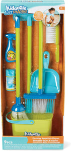 Cleaning Essentials Playset - 9-Piece Pretend Play Set