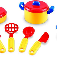 Learning Resources Pretend & Play Cooking Set - 10 Pieces, Ages 3+ Pretend Play Food for Toddlers, Preschool Learning Toys, Kitchen Play Toys for Kids