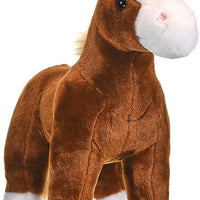 Horse Plush, Stuffed Animal, Plush Toy, Gifts for Kids, Cuddlekins, Brown 12 Inches