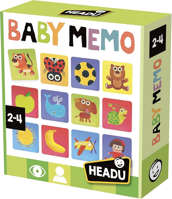 Baby Memo – Toddler Learning Activities Ages 2-4, Educational Toys for 2 3 4 Year Old Boys Girls, Matching Memory Games for Kids, Baby Learning Toys, Toddler Motor Skills, Teaching Games