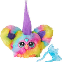 Furby Furblets Ray-Vee Mini Friend, 45+ Sounds, Electronica Music & Furbish Phrases, Electronic Plush Toys for Girls & Boys 6 Years & Up, Rainbow