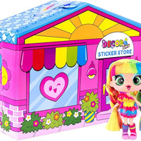 Sticker Store Decora Girlz Playset with 5" Doll