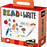 Read & Write – Preschool Learning Activities Ages 3-6, Educational Toys for 3 4 5 6 Year Old Boys Girls, Reusable Letter Tracing for Kids, Learn to Write, Kids Writing Practice, Teaching Games