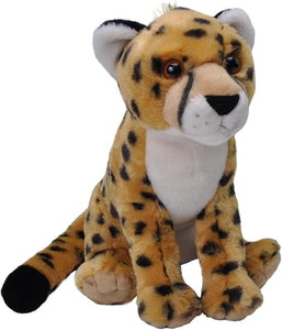 Cheetah, Cuddlekins, Stuffed Animal, 12 inches, Gift for Kids, Plush Toy, Fill is Spun Recycled Water Bottles