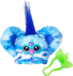 Furby Furblets Ooh-Koo Mini Friend, 45+ Sounds, Rock Music & Furbish Phrases, Electronic Plush Toys for Girls & Boys 6 Years & Up, Blue & White