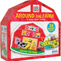 The World of Eric Carle Around the Farm 2-Sided Floor Puzzle, Grades PreK +