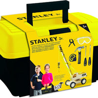 Stanley Jr DIY Lifting Crane, Plastic Toolbox & 6 PC Toolset