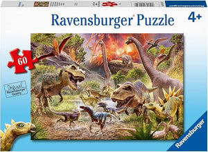 Ravensburger Dinosaur Dash 60 Piece Jigsaw Puzzle for Kids - 05164 - Every Piece is Unique, Pieces Fit Together Perfectly