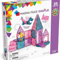 MAGNA-TILES Castle 25-Piece Magnetic Construction Set, The Original Magnetic Building Brand