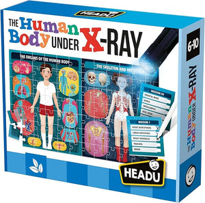 The Human Body Under X-Ray – Kids Learning Toys Ages 6-10, Educational STEM Toys for Ages 6 7 8 9 10 Year Old Boys Girls, Anatomy Puzzles, 1st Grade Learning Activities, Classroom Must Haves