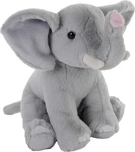 Earthkins Mini African Elephant, Stuffed Animal, 8 inch, Plush Toy, Eco-Friendly