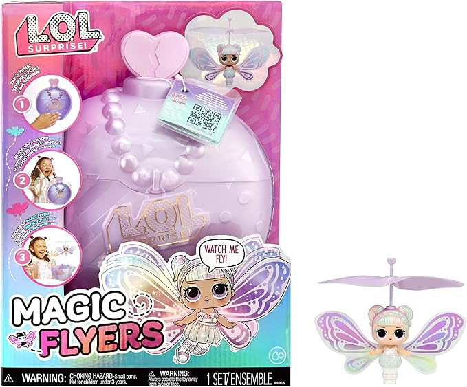 L.O.L. Surprise! Magic Flyers: Sweetie Fly- Hand Guided Flying Doll, Collectible Doll, Touch Bottle Unboxing, Great Gift for Girls Age 6+