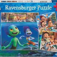 Ravensburger Disney-Pixar: Luca 3 x 49 Piece Jigsaw Puzzle Set for Kids - 05571 - Every Piece is Unique, Pieces Fit Together Perfectly