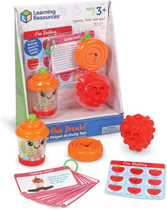 Learning Resources Smoothie Tea Break! Sensory Fidget Activity Set, 19 Pieces, Ages 3+, Sensory Toys for Toddlers, Social Emotional Learning, SEL Skills, Fine Motor Skills,Stocking Stuffers for Kids