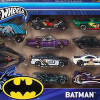 Hot Wheels 1:64 Scale Batman-Themed Toy Vehicles, Set Of 10