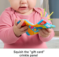 Fisher-Price Newborn Toys Level-Up Little Gamer Gift Set, Baby Rattle Teether & Crinkle Activities for Infants Ages 3+ Months
