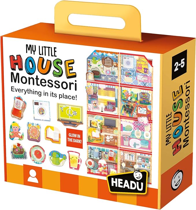 My Little House Montessori, Educational Toys for Boys and Girls Ages 2-5 Years Old, Toddler Learning Toys, Teacher Homeschool Supplies, Birthday