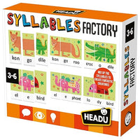 Syllables Factory – Phonics Games Ages 3-6, Educational Toys for 3 4 5 6 Year Old Boys Girls, Preschool Kindergarten Learning Activities, Learning Syllables, Reading Games, Classroom Must Haves