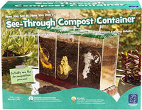 Educational Insights See-Through Compost Container, STEM Toy for Homeschool or Classroom, Ages 4+
